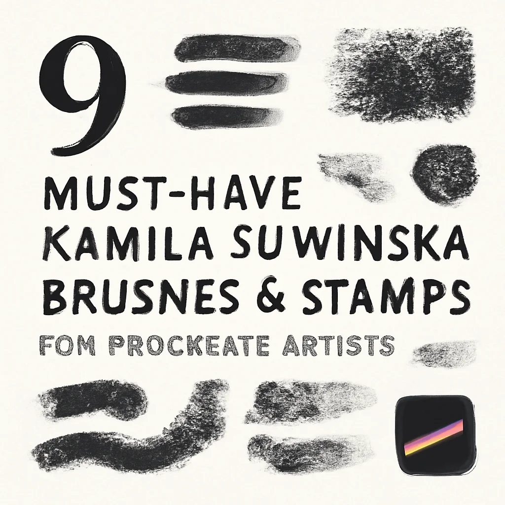 9 Must-Have Kamila Suwinska Brushes & Stamps for Procreate Artists