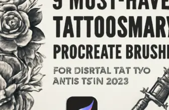 9 must have tattoosmart procreate brushes for digital tattoo 1590
