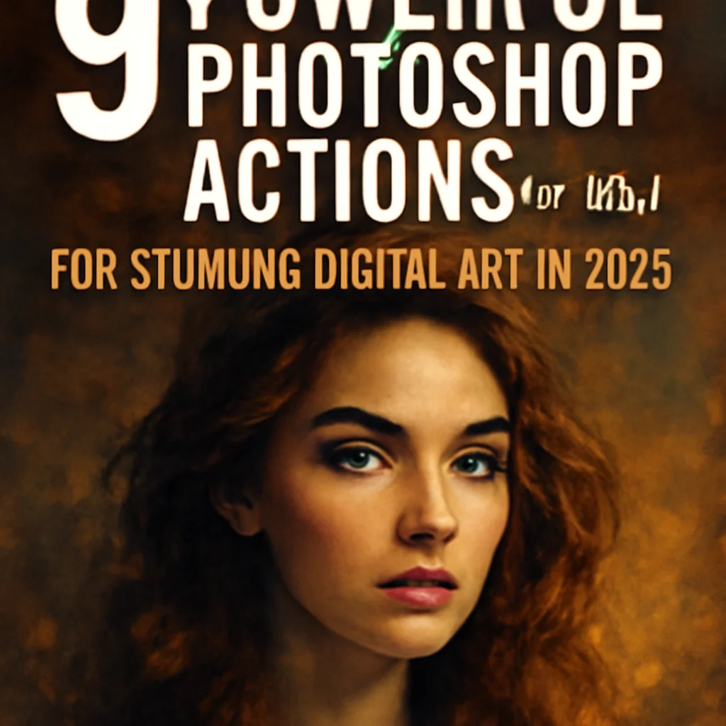 9 Powerful Photoshop Actions by iskak_1 for Stunning Digital Art in 2025