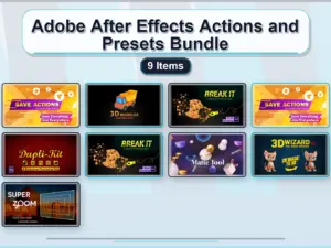 adobe after effects actions and presets bundle 9 items collage a24a476d 1779181410