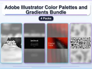 adobe illustrator color palettes and gradients bundle 4 pa collage 9500651f 1779183478