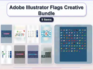 adobe illustrator flags creative bundle 9 items collage 28288f61 1779183598