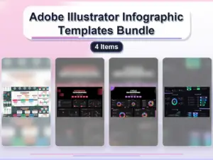 adobe illustrator infographic templates bundle 4 items collage b8fee346 1779183259