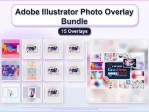 adobe illustrator photo overlay bundle 15 overlays collage 7cb6777c 1779182684