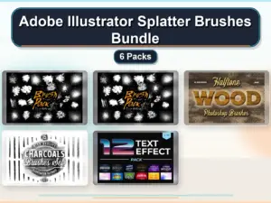 adobe illustrator splatter brushes bundle 6 packs collage 7c16f80a 1779183357