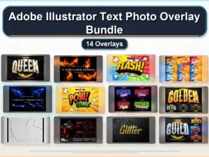 adobe illustrator text photo overlay bundle 14 overlays collage 7c2d3d5d 1779182059
