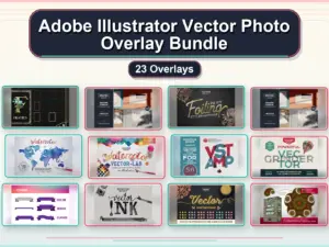 adobe illustrator vector photo overlay bundle 23 overlays collage 2cdeb7df 1779181086
