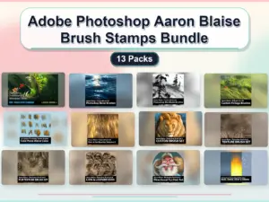 adobe photoshop aaron blaise brush stamps bundle 13 packs collage 6197f5b4 1779182539