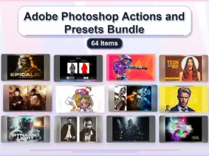 adobe photoshop actions and presets bundle 64 items collage 5e985683 1779183220