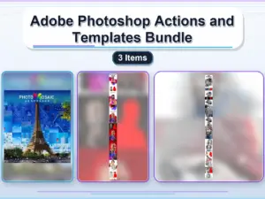 adobe photoshop actions and templates bundle 3 items collage 07223459 1779182208