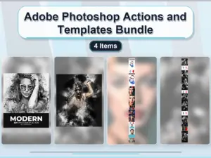 adobe photoshop actions and templates bundle 4 items collage 344b03d3 1779183513