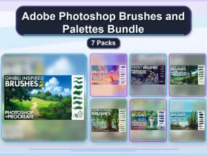 adobe photoshop brushes and palettes bundle 7 packs collage 6bfe8e78 1779183576