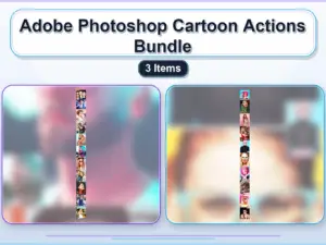 adobe photoshop cartoon actions bundle 3 items collage 26c3897f 1779182475