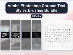 adobe photoshop chrome text styles brushes bundle 5 packs collage a58dc310 1779181126