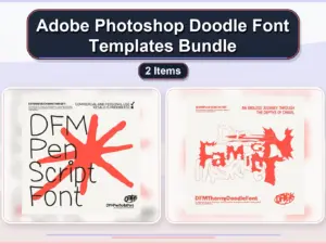 adobe photoshop doodle font templates bundle 2 items collage 6efc8a8e 1779182644