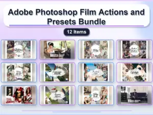 adobe photoshop film actions and presets bundle 12 items collage 3519e0cb 1779180932