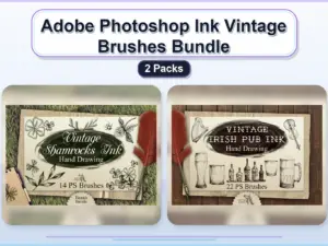 adobe photoshop ink vintage brushes bundle 2 packs collage 24b99d9f 1779181199