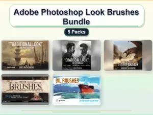 adobe photoshop look brushes bundle 5 packs collage cd166342 1779183059