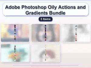 adobe photoshop oily actions and gradients bundle 5 items collage e2996a8f 1779183453