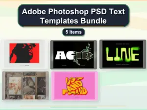 adobe photoshop psd text templates bundle 5 items collage 0eef8430 1779183506