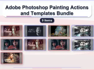 adobe photoshop painting actions and templates bundle 9 it collage f97943c2 1779182098