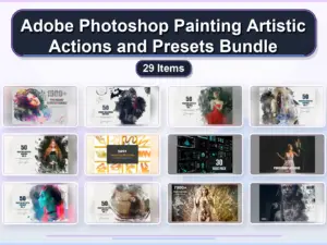 adobe photoshop painting artistic actions and presets bundle collage 629cce63 1779180963