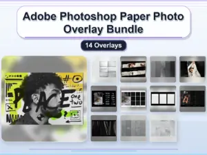 adobe photoshop paper photo overlay bundle 14 overlays collage e6f1a922 1779180840