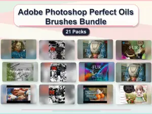 adobe photoshop perfect oils brushes bundle 21 packs collage 830ccb6f 1779181251