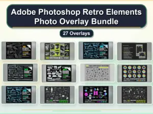 adobe photoshop retro elements photo overlay bundle 27 ove collage baa650ba 1779181121