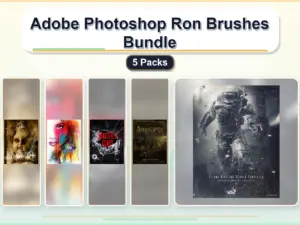 adobe photoshop ron brushes bundle 5 packs collage 27d9f168 1779182668