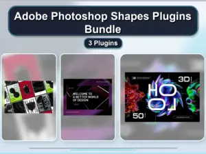 adobe photoshop shapes plugins bundle 3 plugins collage 50306f0d 1779180876