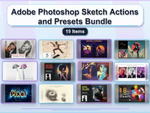 adobe photoshop sketch actions and presets bundle 19 items collage de645d7b 1779183203