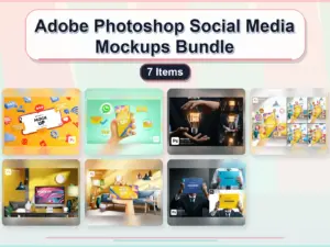 adobe photoshop social media mockups bundle 7 items collage a14caadd 1779181461