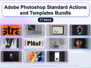 adobe photoshop standard actions and templates bundle 11 i collage 13233870 1779181760