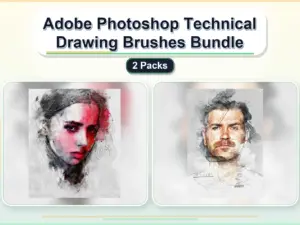 adobe photoshop technical drawing brushes bundle 2 packs collage a0d6058f 1779182552