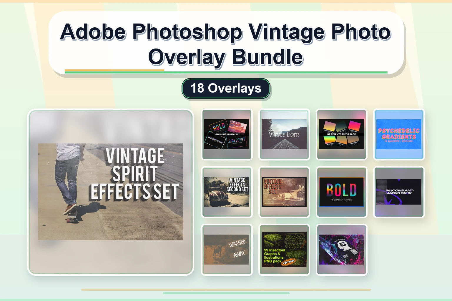adobe photoshop vintage photo overlay bundle 18 overlays collage 217f1151 1779181154
