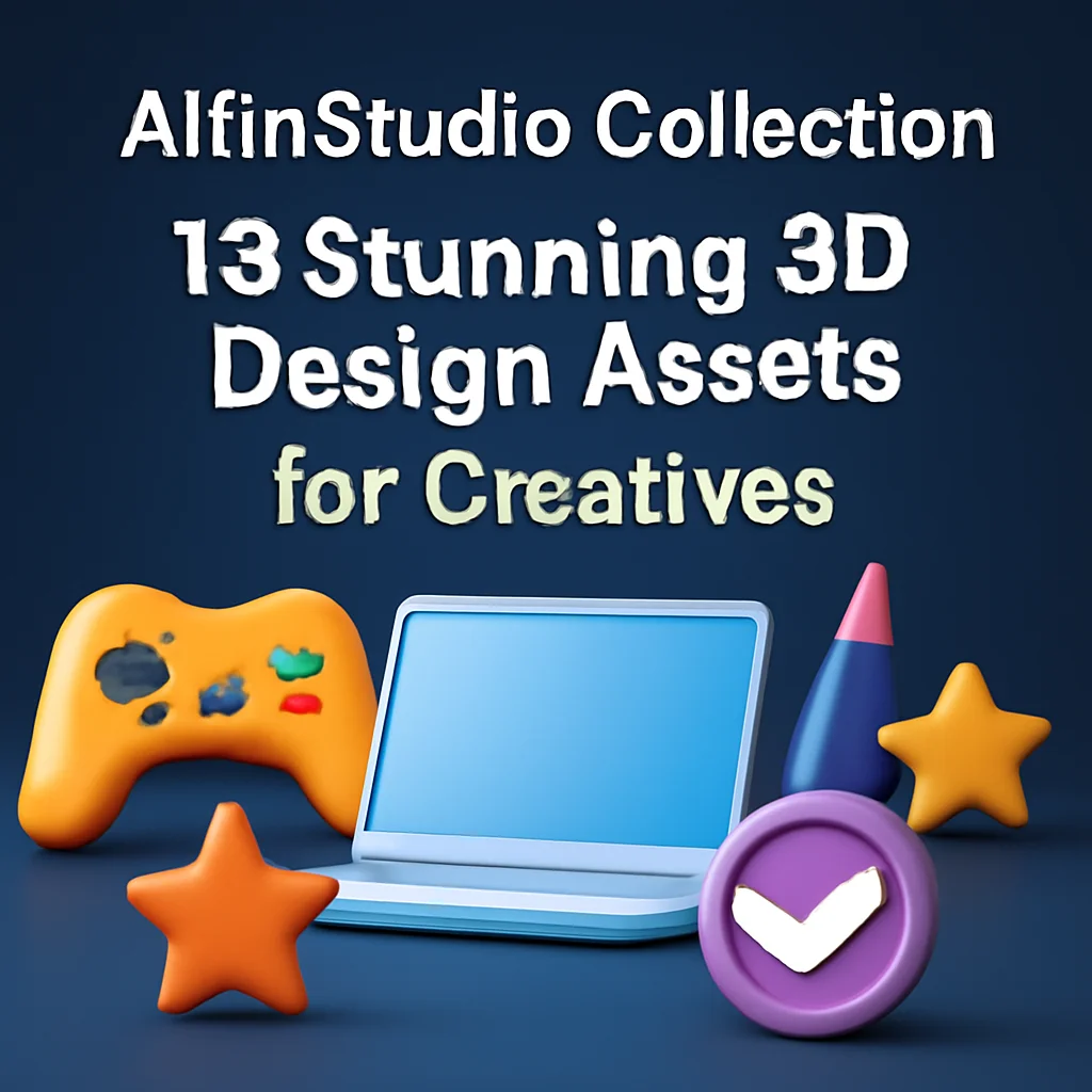 alfinstudio collection 18 stunning 3d design assets for crea 20