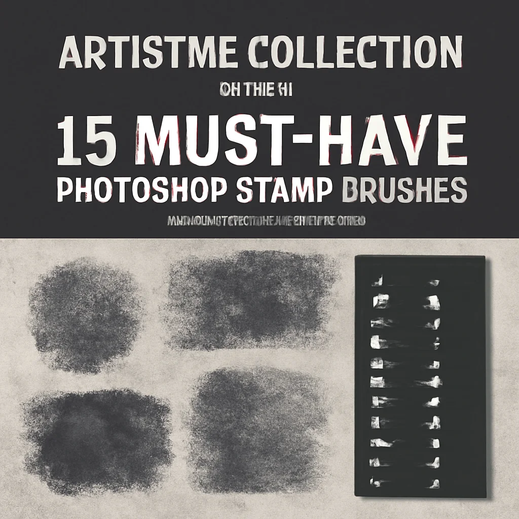 ArtistMF Collection Part 7: 15 Must-Have Photoshop Stamp Brushes for Digital Artists