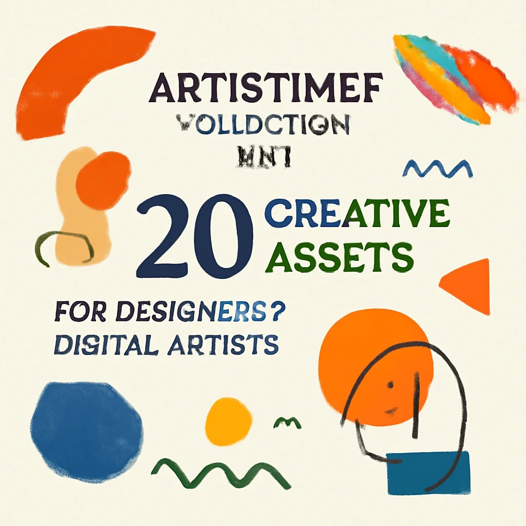 ArtistMef Collection Part 3: 20 Creative Assets for Designers & Digital Artists