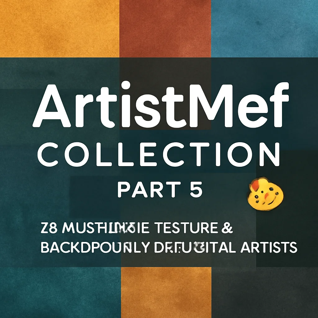 ArtistMef Collection Part 5: 20 Must-Have Texture & Background Packs for Digital Artists 🎨✨