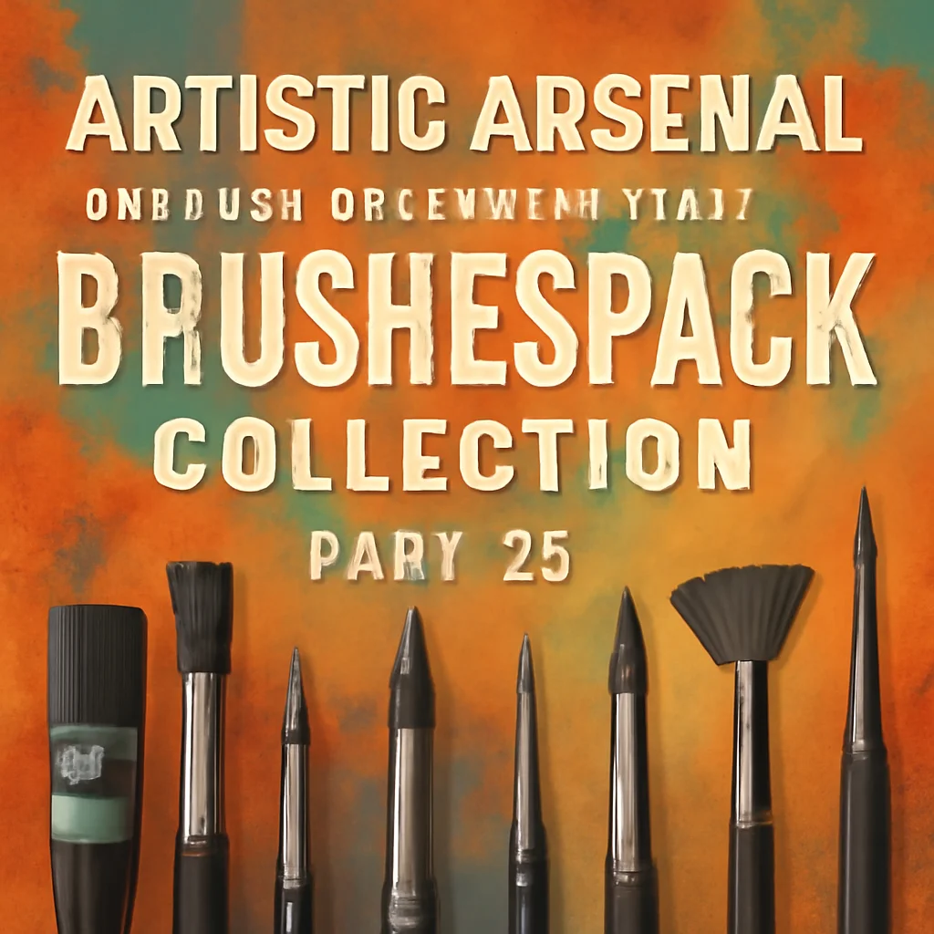 Unlock Epic Creativity: The brushespack Collection Part 33 – 20 Must-Have Assets for Designers 🎨✨