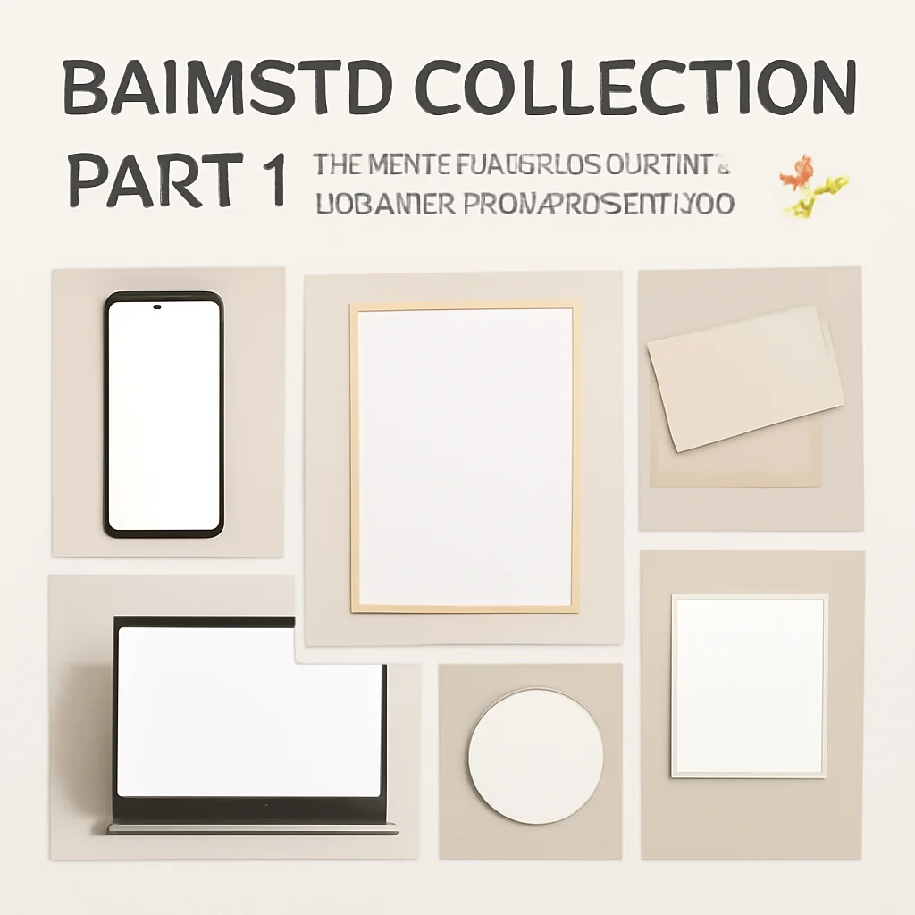 Baimstd Collection Part 1: 20 Stunning Mockups to Elevate Your Portfolio 🎨✨