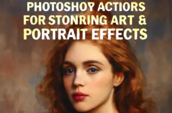 best 20 photoshop actions for stunning art portrait effects 789
