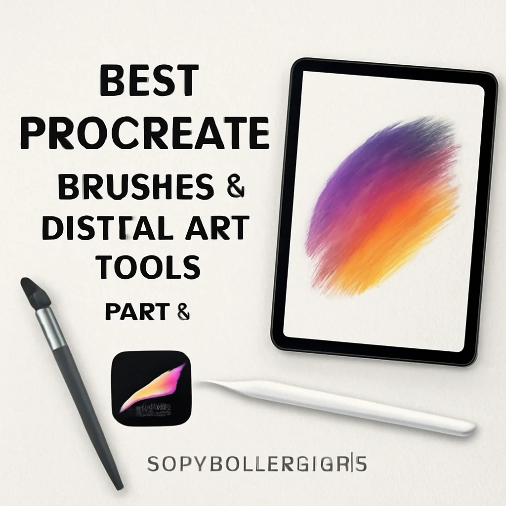 Best Procreate Brushes & Digital Art Tools from sofydolldesigns (Part 2)