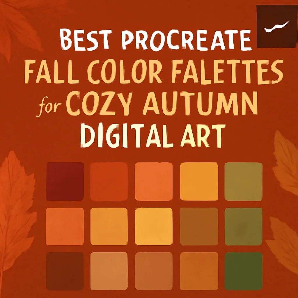 Best Procreate Fall Color Palettes for Cozy Autumn Digital Art 🍂