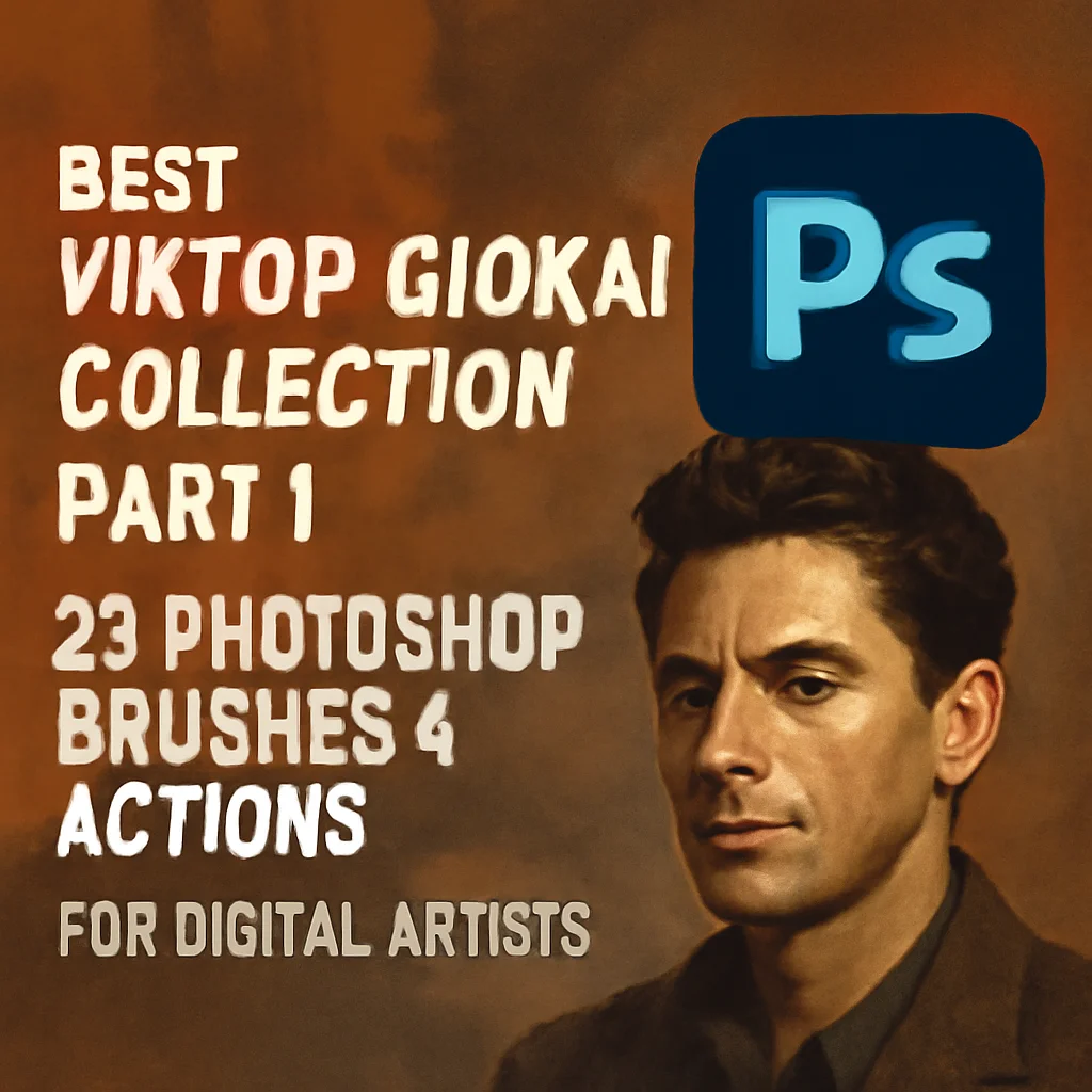 Best ViktorGjokaj Collection Part 1: 20 Photoshop Brushes & Actions for Digital Artists