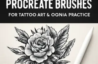 best cnxsvg procreate brushes for tattoo art digital practi 887