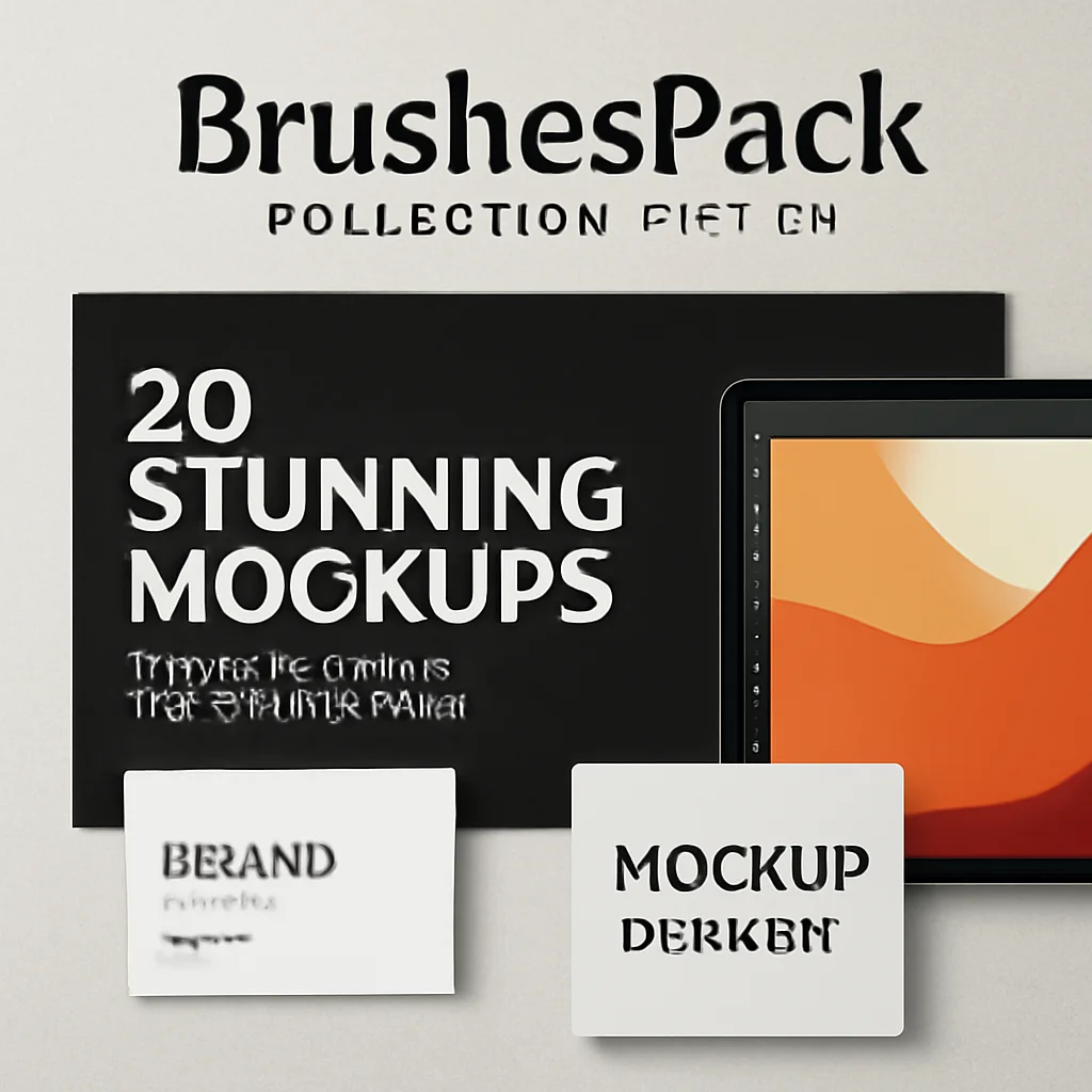 brushespack collection part 175 20 stunning mockups to eleva 701