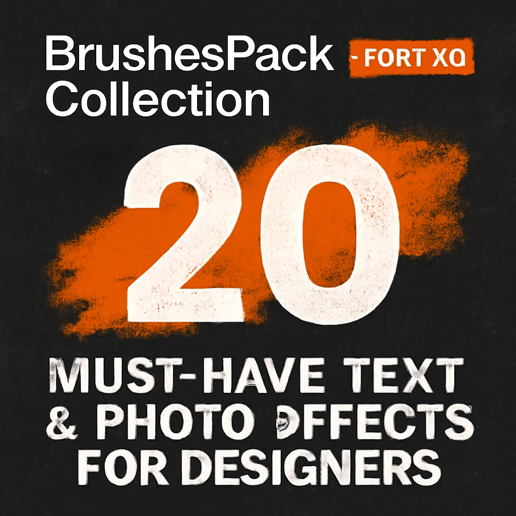20 Must-Have Photoshop & Procreate Effects: BrushesPack Collection Part 15 🎨