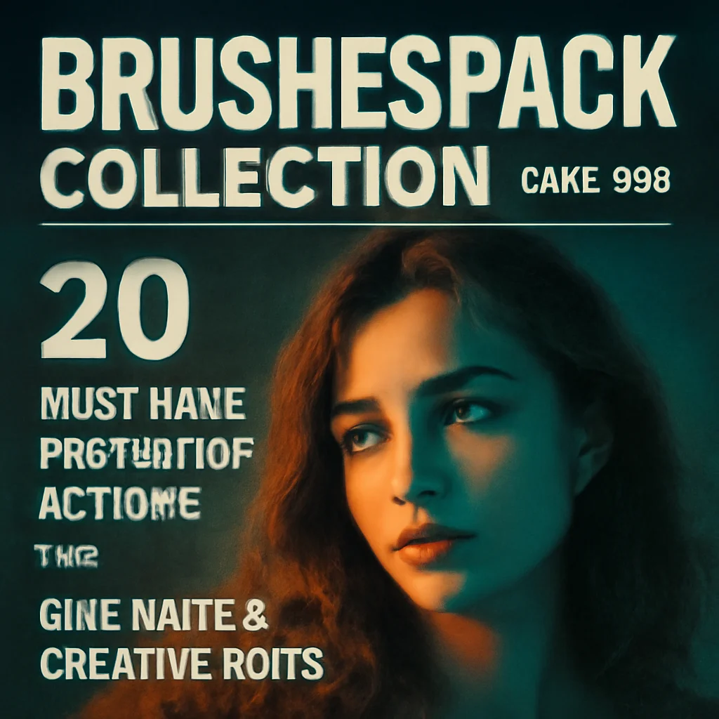 Unleash Your Inner Artist: 20 Must-Have Photoshop Actions & Effects from BrushesPack Part 303